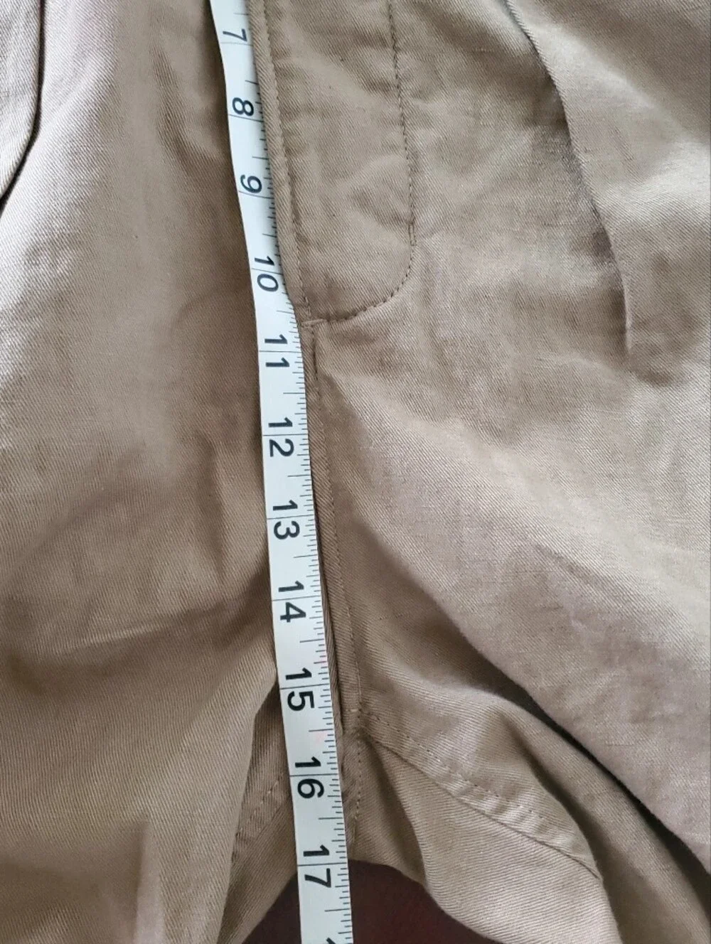 Banana Republic Heritage Explorer High waist Linen Blend Pant Size 4 Ultra High